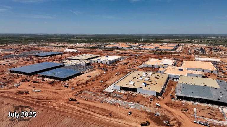 Abilene’s Data Center advances swiftly with 5,000+ workers